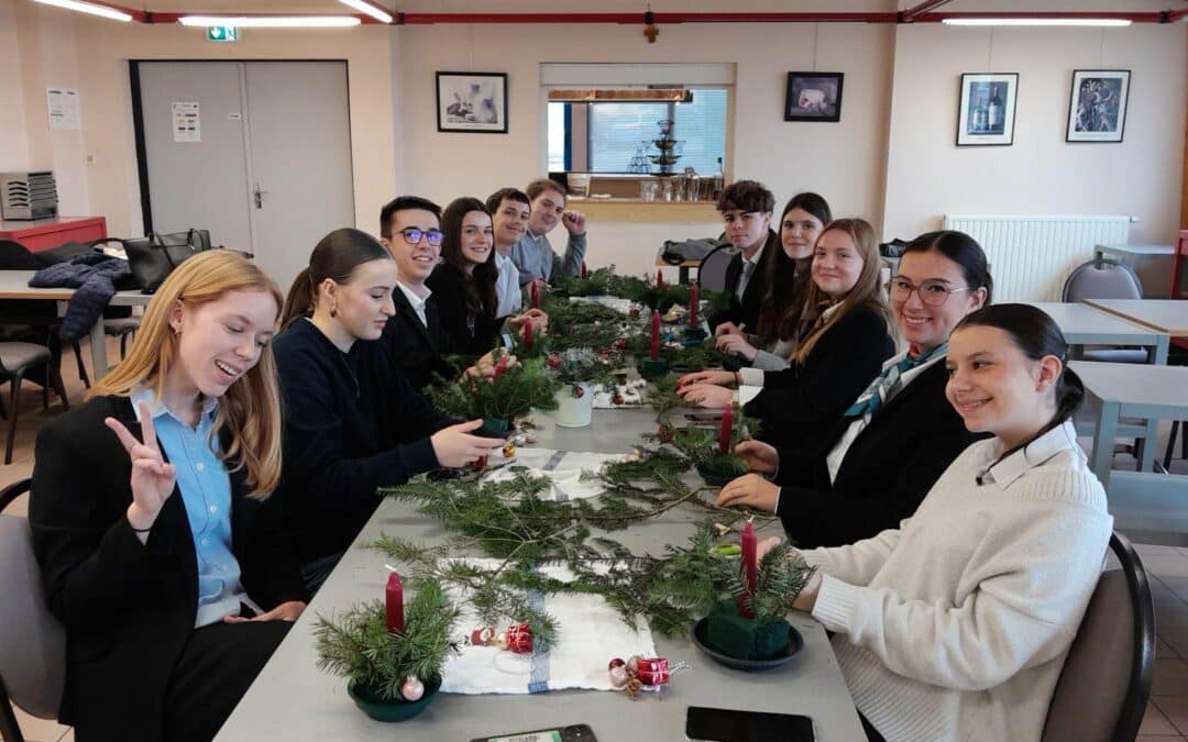 Atelier « centres de tables » en 1ère STHR